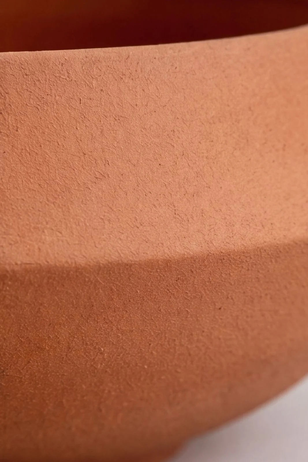 Kulplu Terracotta Çanak Kase