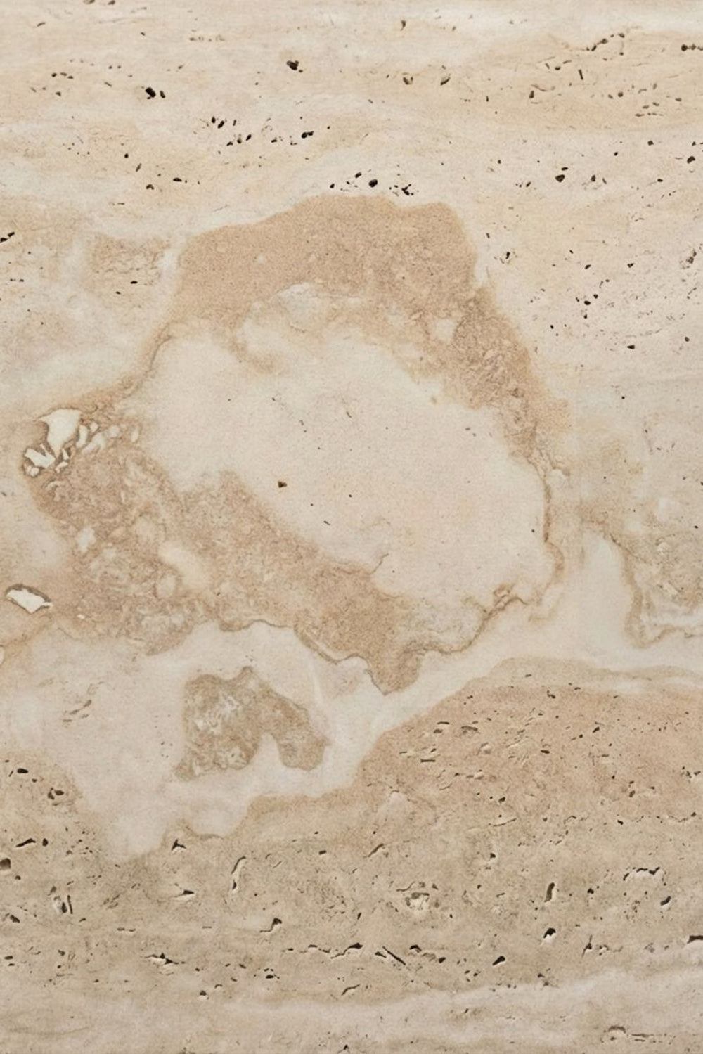 Traverten Oval Yemek Masası
